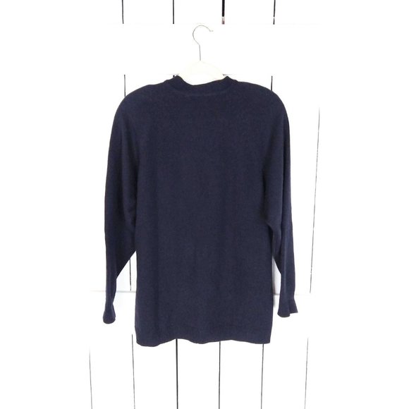 Vintage Jones New York argyle cardigan sweater tunic cardigan sweater - Picture 4 of 4